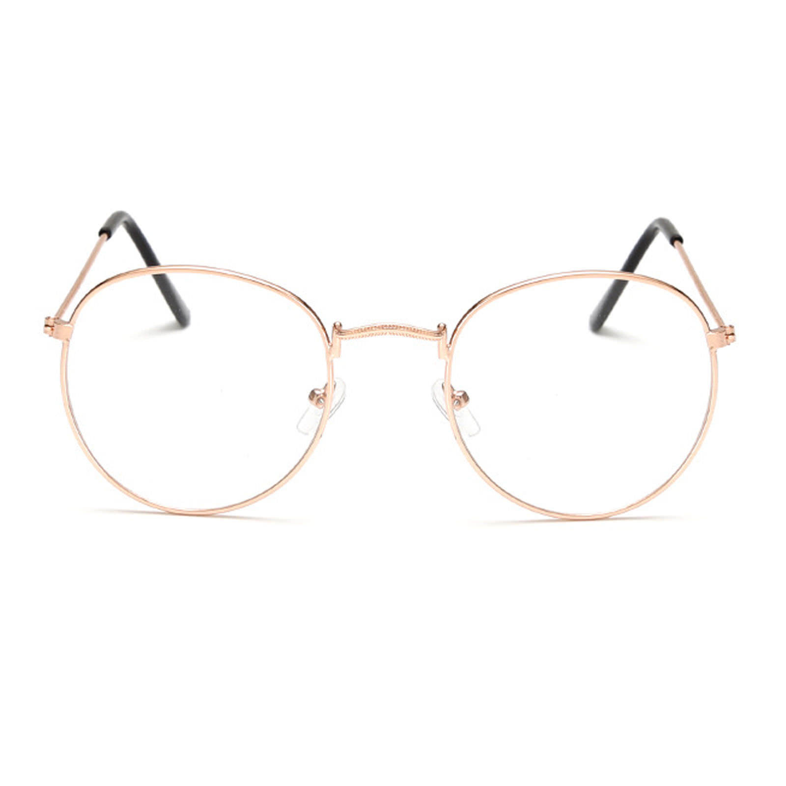 semi round glasses